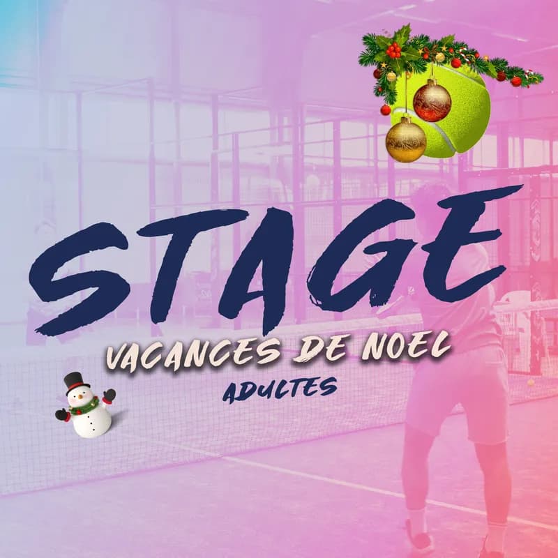 créneau Adultes 14h30 - 17h30 du 27 au 28 décembre 2025